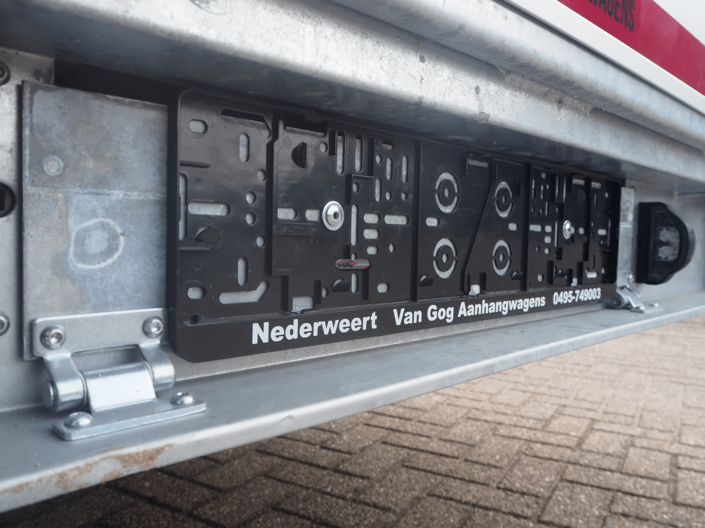 B-keuze Eduard plateauwagen 606x200 3500kg oprijplaten LED verlichting weerstandunit €5235 excl. 21%BTW voorraadnummer 76 (12)