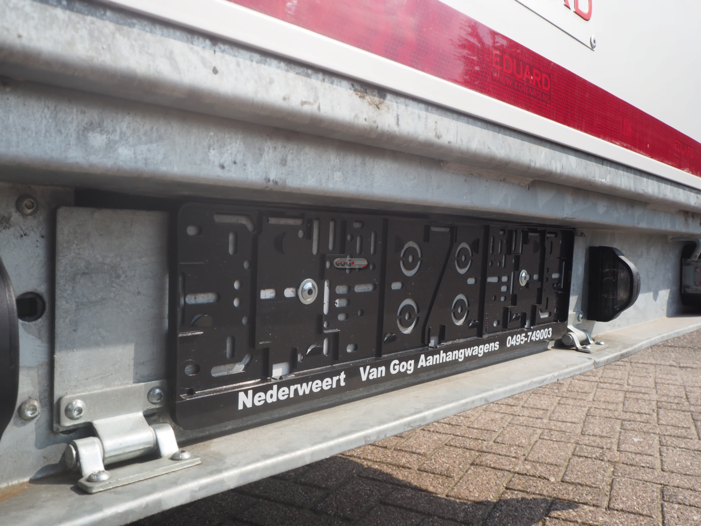 gebruikte Eduard plateauwagen 500x220 3500kg oprijplaten (gebruikt voor intern transport) €3300 excl. 21%BTW voorraadnummer 72 (16)