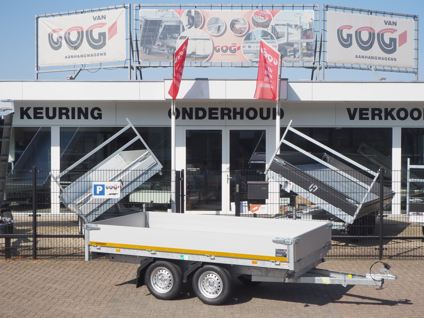 ongeremde Eduard plateauwagen 750kg 310x160 lvh 72 dubbelasser b-keuze voorraadnummer 10 €1600,- excl. 21%BTW (6)