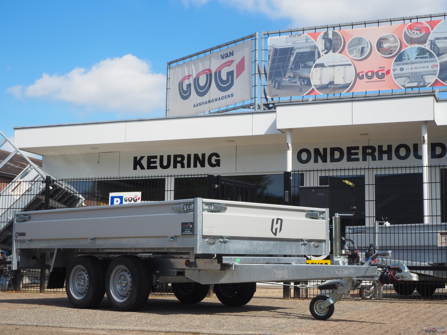 Henra achterwaartse kipper 301x165 2700kg elektrisch nieuw model €3985 voorraadnummer 1 (13)
