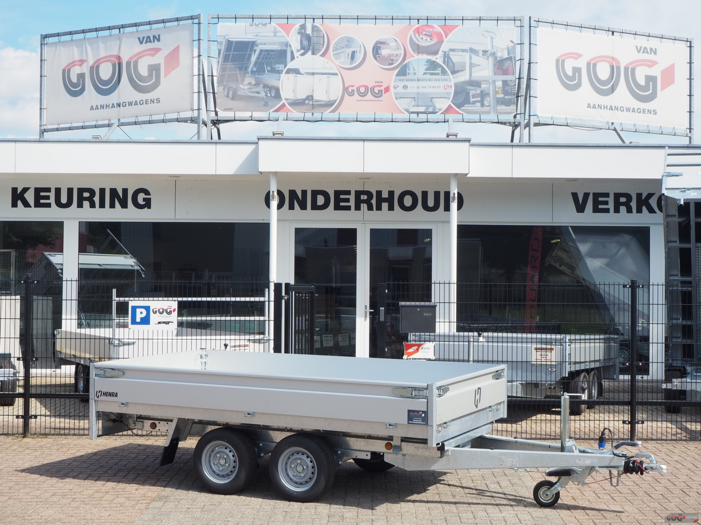 Henra achterwaartse kipper 301x165 2700kg elektrisch nieuw model €3985 voorraadnummer 1 (15)