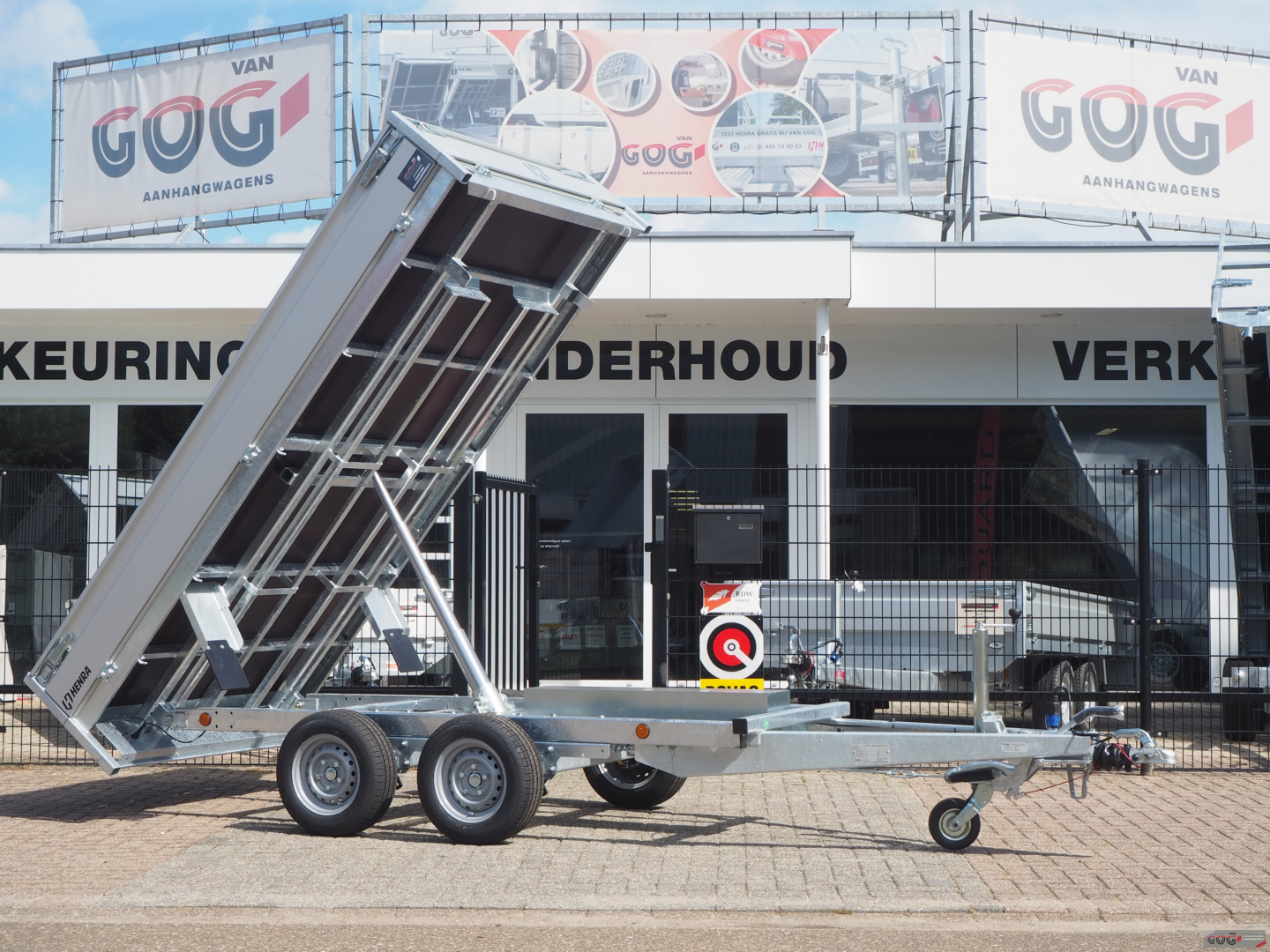 Henra achterwaartse kipper 301x165 2700kg elektrisch nieuw model €3985 voorraadnummer 1 (20)